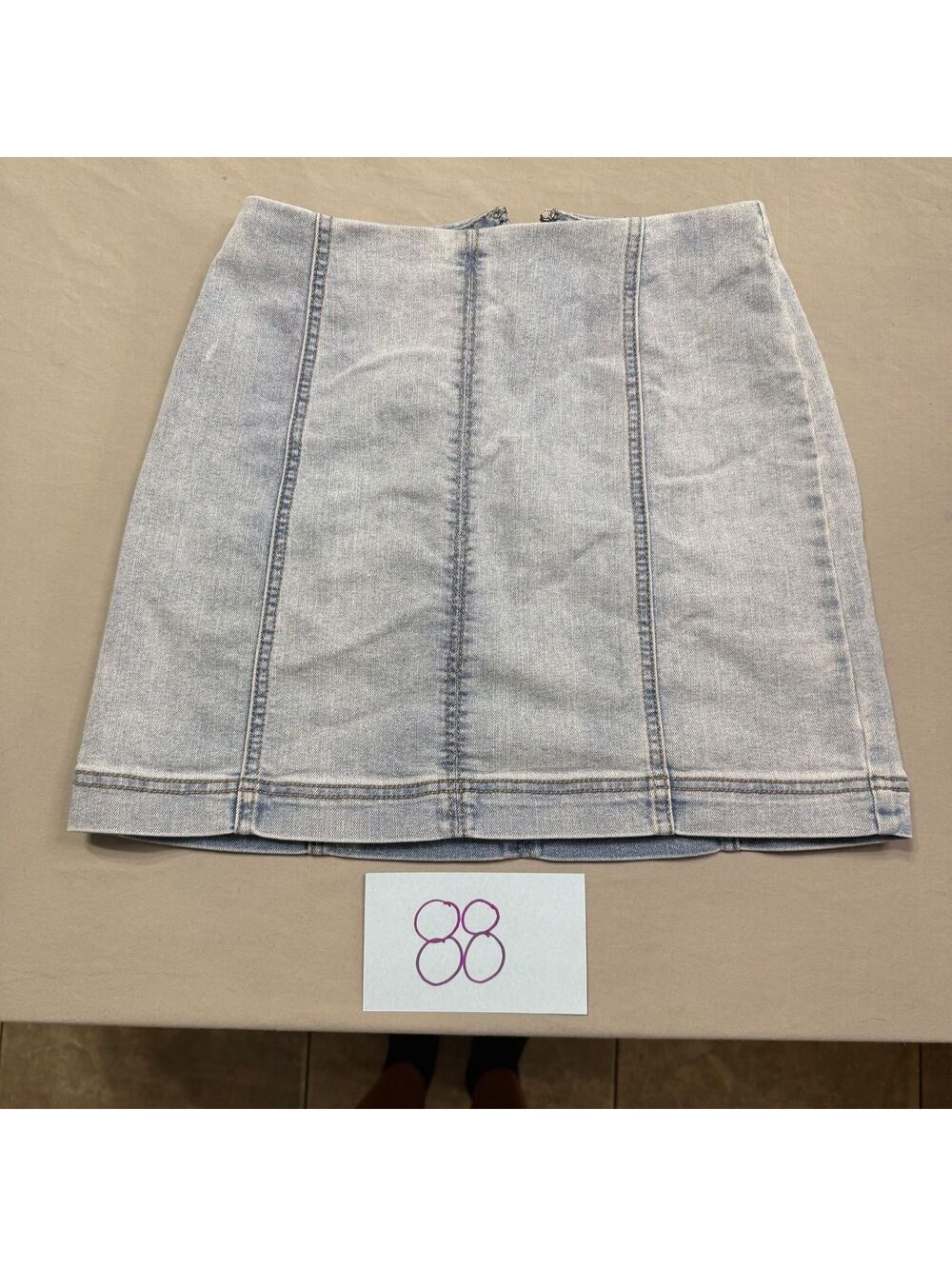 Wild Fable Light Wash Mini Skirt Size 4